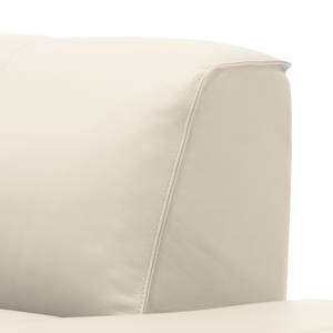 Bigsofa Hudson Echtleder Echtleder Neka: Creme - Armlehne davorstehend links