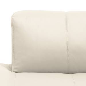 Bigsofa Hudson Echtleder Echtleder Neka: Creme - Armlehne davorstehend rechts