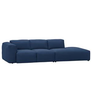 Bigsofa Hudson Webstoff Webstoff Anda II: Blau - Armlehne davorstehend links