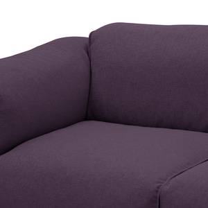 Grand canapé Hudson Tissu Tissu Anda II : Violet - Accoudoir monté à gauche (vu de face)