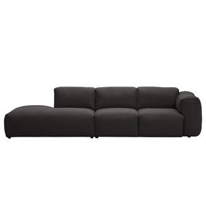 Bigsofa Hudson Webstoff Webstoff Anda II: Anthrazit - Armlehne davorstehend rechts