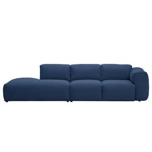 Bigsofa Hudson Webstoff Webstoff Anda II: Blau - Armlehne davorstehend rechts