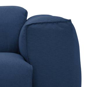 Bigsofa Hudson Webstoff Webstoff Anda II: Blau - Armlehne davorstehend rechts