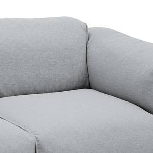 Bigsofa Hudson Webstoff Webstoff Anda II: Silber - Armlehne davorstehend rechts