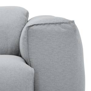 Bigsofa Hudson Webstoff Webstoff Anda II: Silber - Armlehne davorstehend rechts