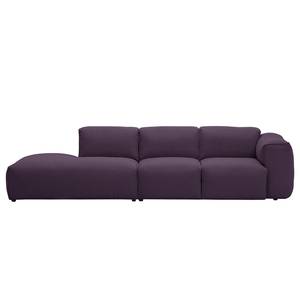 Bigsofa Hudson Webstoff Webstoff Anda II: Violett - Armlehne davorstehend rechts