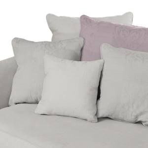 Bigsofa Lindas Webstoff Grau / Lila