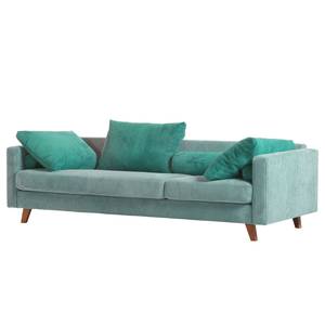 Bigsofa Lunenburg Strukturstoff - Mintgrün / Aquagrün