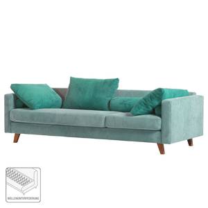 Bigsofa Lunenburg Strukturstoff - Mintgrün / Aquagrün