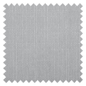 Grand canapé Mandor Tissu structuré Gris argenté