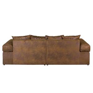 Bigsofa Naomi III Antiklederoptik Braun