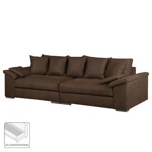 Bigsofa Naomi IV Antiklederlook Braun