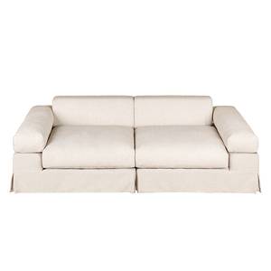 Bigsofa Serena Webstoff Beige / Lila