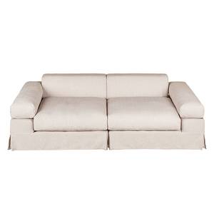 Bigsofa Serena Webstoff Beige / Rosa