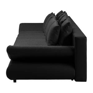 Bigsofa Rexburg mit Schlaffunktion & LED - Schwarz