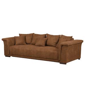 Bigsofa Rockypoint (mit Schlaffunktion) Antiklederlook - Cognac