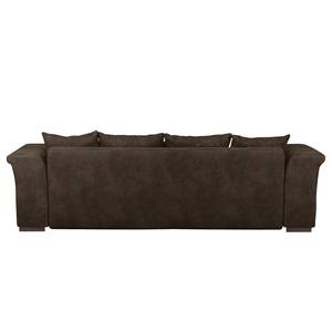 Bigsofa Rockypoint (mit Schlaffunktion) Antiklederlook - Dunkelbraun