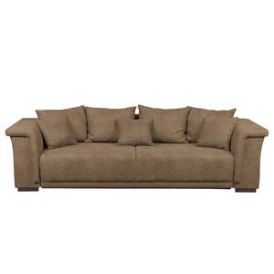 Bigsofa Rockypoint (mit Schlaffunktion) Antiklederlook - Mittelbraun