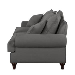 Bigsofa Seelow Webstoff Webstoff - Dunkelgrau