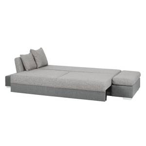 Bigsofa Truman Webstoff Grau/Strukturstoff Grau-Braun