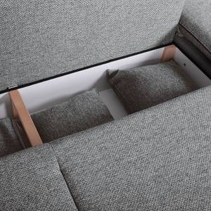 Bigsofa Truman Webstoff Grau/Strukturstoff Grau-Braun