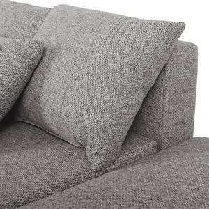 Bigsofa Truman Webstoff Grau/Strukturstoff Grau-Braun