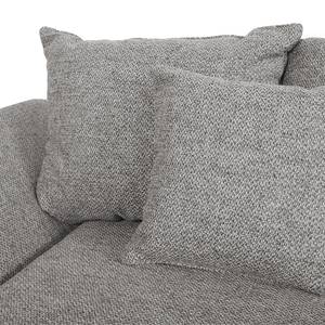 Bigsofa Truman Webstoff Grau/Strukturstoff Grau-Braun