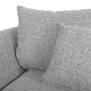 Grand canapé Truman Tissu noir / structuré gris