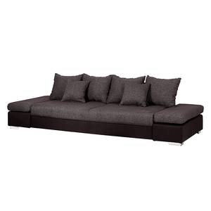 Bigsofa Truman Webstoff/Strukturstoff Braun