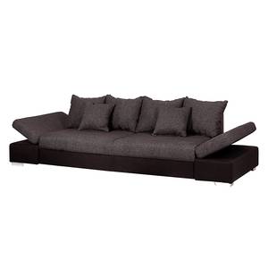 Bigsofa Truman Webstoff/Strukturstoff Braun