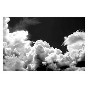 Impression d'art Black Clouds Toile - Noir / Blanc