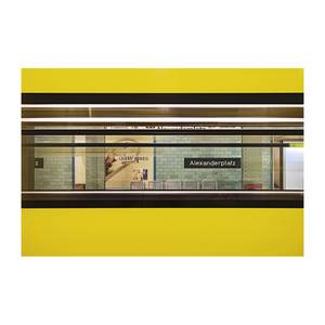 Impression dart Liebesbeweis Alu-Dibond - Jaune / Noir - Largeur : 60 cm