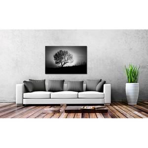 Afbeelding Lonely Black Tree canvas - zwart/wit