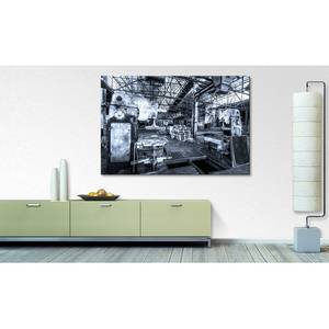 Impression d'art Lost Warehouse Toile - Noir / Blanc