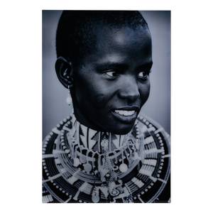 Bild Massai Mara II Kunststoff - Schwarz / Weiß