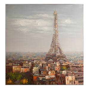 Bild Rimbo Paris Braun - Grau - Textil - 100 x 100 x 5 cm