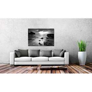 Impression d'art Seaview Toile - Noir / Blanc