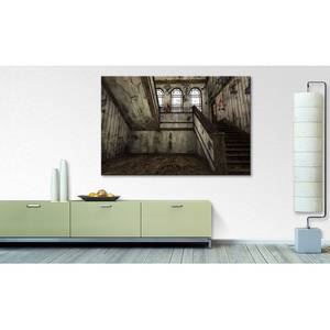 Impression d'art Staircase Toile - Marron / Beige