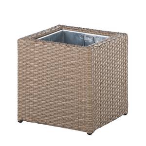 Blumenkübel Rattanesco Puca Polyrattan - Braun - 52 x 52 x 55 cm