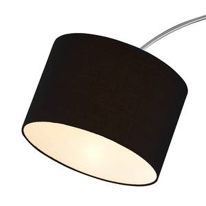 Lampe arquée Nickel 1 ampoule Noir