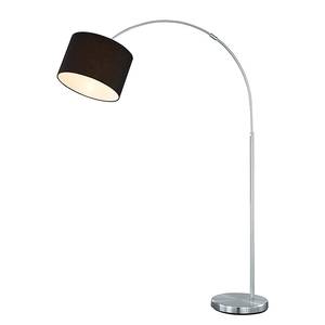 Lampe arquée Nickel 1 ampoule Marron