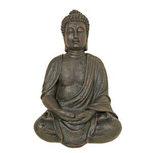 Objekt Buddha Kunstharz - Braun