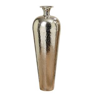 Vase Carrol Aluminium - Silber - 74 - Höhe: 63 cm