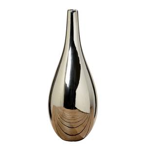 Vase Valya Steingut - Silber