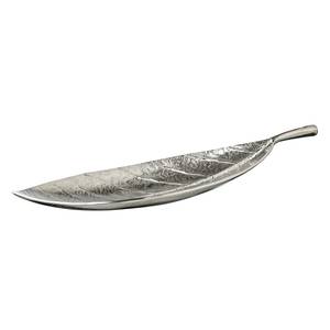 Schale Farsala- Aluminium Silber - Metall - 75 x 11 x 19 cm