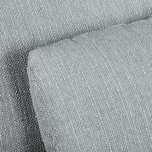 Canapé d'angle boxspring Paladine Tissu - Granit - Méridienne courte à gauche (vue de face)