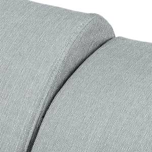 Boxspring-Ecksofa Paladine Webstoff Granit - Longchair davorstehend links