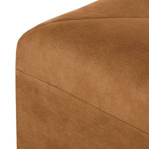 Boxspring-Ecksofa Robö Antiklederlook - Microfaser Bice: Nougat