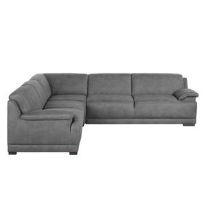 Boxspring-Ecksofa Robö Antiklederlook - Microfaser Bice: Fango