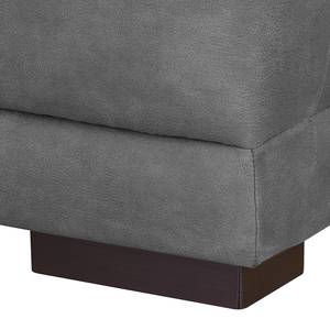 Boxspring-Ecksofa Robö Antiklederlook - Microfaser Bice: Fango